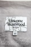 画像3: ヴィヴィアンウエストウッド MAN 中古 / 格子チェックノースリーブパーカー 46（メンズM相当） 灰  H-25-03-30-123-to-OD-ZH (3)