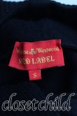 画像3: ヴィヴィアンウエストウッド 中古 / カラーオーブ刺繍タイフロントニット S 黒  H-25-03-30-125-to-OD-ZH (3)