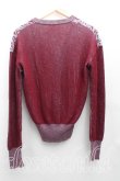 画像2: ヴィヴィアンウエストウッド 中古 / サティアワッペンカーディガン 2 赤  H-25-03-30-132-to-OD-ZH (2)