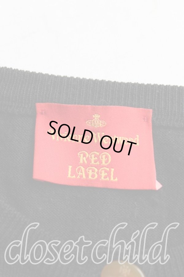 画像3: ヴィヴィアンウエストウッド 中古 / カラーオーブ刺繍カーディガン M 黒  H-25-03-30-139-to-OD-ZH (3)