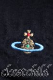 画像6: ヴィヴィアンウエストウッド 中古 / カラーオーブ刺繍カーディガン M 黒  H-25-03-30-139-to-OD-ZH (6)