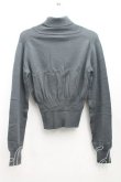 画像2: ヴィヴィアンウエストウッド 中古 / カラーオーブ刺繍タートルニット XS 灰  H-25-03-30-140-to-OD-ZH (2)