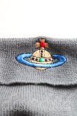 画像5: ヴィヴィアンウエストウッド 中古 / カラーオーブ刺繍タートルニット XS 灰  H-25-03-30-140-to-OD-ZH (5)