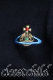 画像6: ヴィヴィアンウエストウッド 中古 / カラーオーブ刺繍カーディガン L 黒  H-25-03-30-141-to-OD-ZH (6)