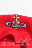画像6: ヴィヴィアンウエストウッド 中古 / カラーオーブ刺繍タートルニット M 赤  H-25-03-30-144-to-OD-ZH (6)