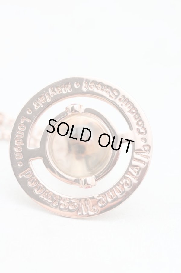 画像3: ヴィヴィアンウエストウッド 中古 / スモールオーブネックレス  ピンクゴールド  H-25-03-30-017-nl-OD-ZH (3)