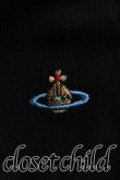 画像6: ヴィヴィアンウエストウッド 中古 / カラーオーブ刺繍カーディガン M 黒  H-25-03-30-147-to-OD-ZH (6)