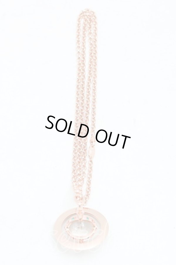 画像4: ヴィヴィアンウエストウッド 中古 / スモールオーブネックレス  ピンクゴールド  H-25-03-30-017-nl-OD-ZH (4)