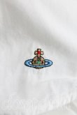 画像7: ヴィヴィアンウエストウッド 中古 / カラーオーブ刺繍半袖シャツ II(9号相当） 白  H-25-03-30-161-bl-OD-ZH (7)