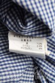 画像4: ヴィヴィアンウエストウッド MAN 中古 / カラーオーブ刺繍ギンガムチェックシャツ II(メンズM相当） 青  H-25-03-30-164-bl-OD-ZH (4)