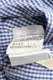 画像5: ヴィヴィアンウエストウッド MAN 中古 / カラーオーブ刺繍ギンガムチェックシャツ II(メンズM相当） 青  H-25-03-30-164-bl-OD-ZH (5)