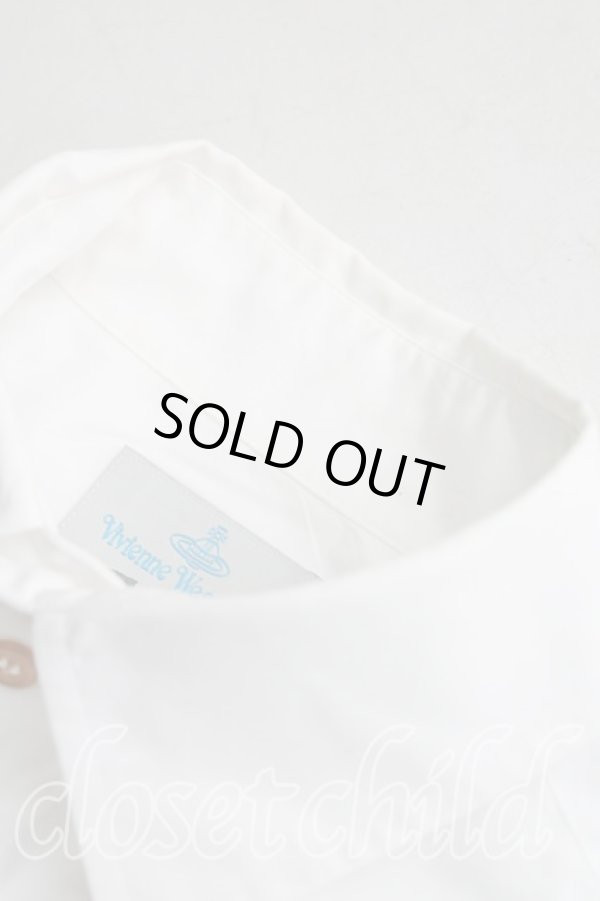 画像6: ヴィヴィアンウエストウッド MAN 中古 / カラーオーブ刺繍シャツ 44(メンズS) 白  H-25-04-06-018-bl-OD-ZH (6)