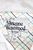 画像3: ヴィヴィアンウエストウッド MAN 中古 / オーブ刺繍グラフチェックシャツ 50（メンズXL相当） 緑  H-25-04-06-023-bl-OD-ZH (3)