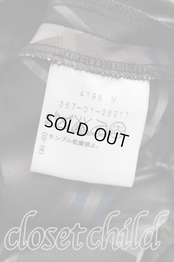 画像4: ヴィヴィアンウエストウッド 中古 / タータンチェックシャンタンティアードスカート 2(9号相当) 灰×青  H-25-04-06-034-sk-IN-ZH (4)