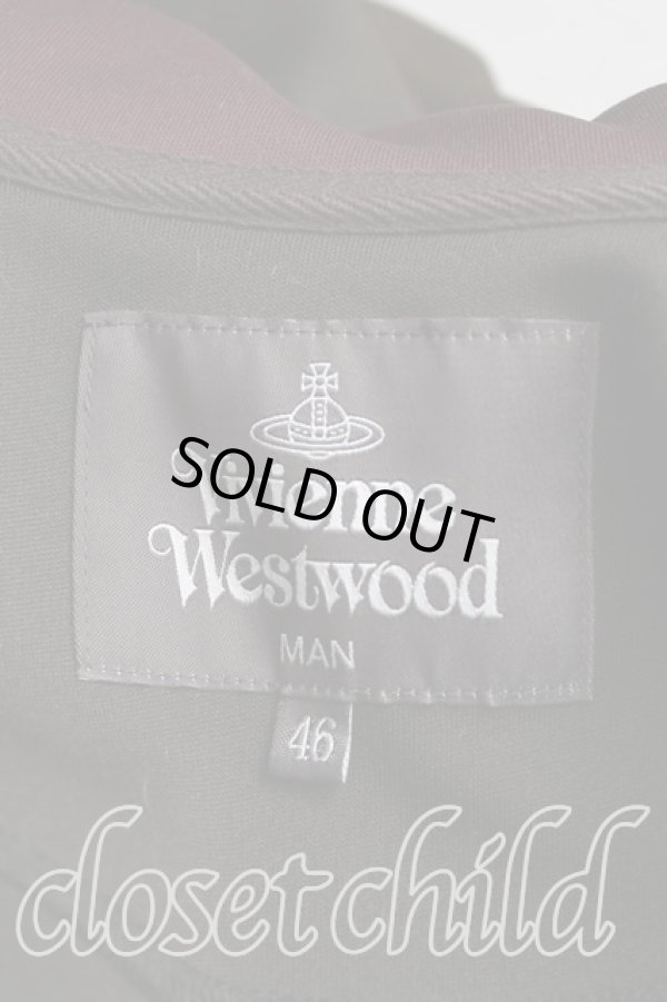 画像3: ヴィヴィアンウエストウッド MAN 中古 / TWIN EAGLESフーディジップパーカー 46(メンズM) 緑×紫  H-25-04-06-048-to-IN-ZH (3)