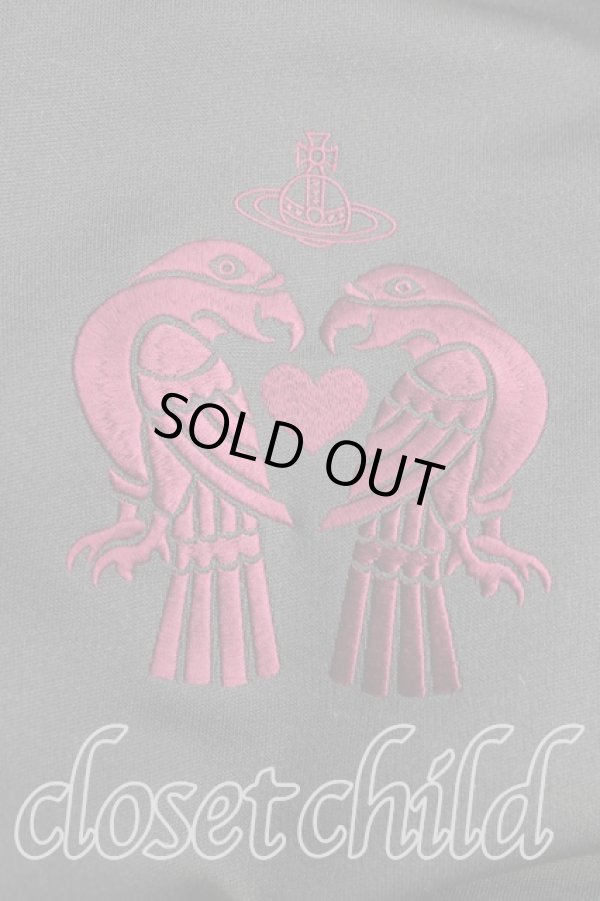 画像5: ヴィヴィアンウエストウッド MAN 中古 / TWIN EAGLESフーディジップパーカー 46(メンズM) 緑×紫  H-25-04-06-048-to-IN-ZH (5)