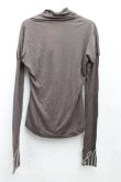 画像2: ヴィヴィアンウエストウッド 中古 / 単色オーブ刺繍カットソー 2（9号相当） 茶  H-25-04-06-054-to-IN-ZH (2)