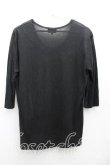 画像2: ヴィヴィアンウエストウッド MAN 中古 / オーブ刺繍五分袖カットソー 46（メンズM相当） 黒  H-25-04-06-061-to-OD-ZH (2)
