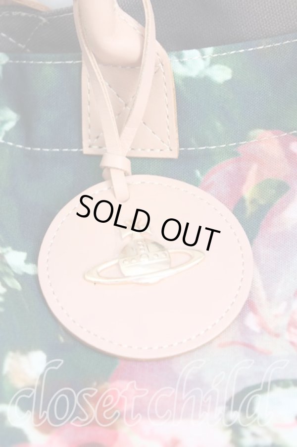 画像5: ヴィヴィアンウエストウッド 中古 / teddy flower tote (L) L 緑  H-25-04-06-065-ba-IN-ZH (5)