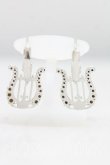 画像4: ヴィヴィアンウエストウッド 中古 / Calista Lyre Orbピアス  シルバー  H-25-04-06-073-er-IN-ZH (4)