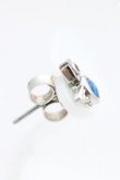 画像2: ヴィヴィアンウエストウッド MAN 中古 / LONDON ORB SINGLE STUD  シルバー×青  H-25-04-06-076-er-IN-ZH (2)