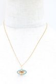 画像4: ヴィヴィアンウエストウッド 中古 / ヴィンテージタイニーオーブネックレス  青ｘゴールド  H-25-04-06-080-nl-OD-ZH (4)