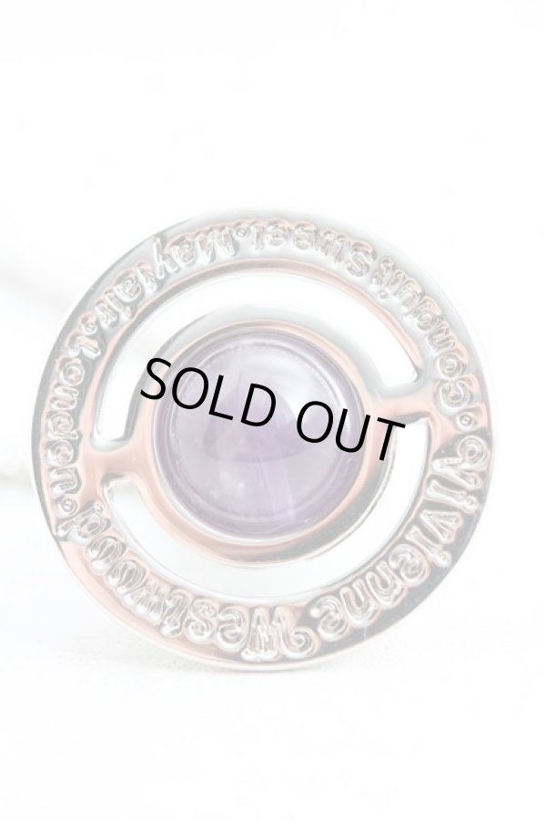 画像3: ヴィヴィアンウエストウッド 中古 / タイニーオーブネックレス  紫  H-25-04-06-084-nl-OD-ZH (3)