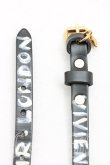画像2: ヴィヴィアンウエストウッド 中古 / BRIXTONブレスレット  黒  H-25-04-06-094-ac-OD-ZH (2)