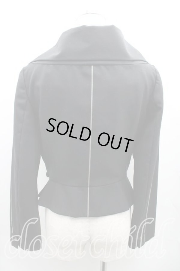 画像2: ヴィヴィアンウエストウッド 中古 / フロントアシメジャケット 40(9号) 黒  H-25-04-06-002-jc-OD-ZH (2)