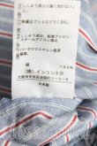 画像5: ヴィヴィアンウエストウッド 中古 / ストライプフロント変形シャツ 2(9号相当) 青×赤  H-25-04-06-016-bl-IN-ZH (5)