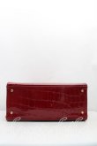 画像3: ヴィヴィアンウエストウッド 中古 / パテントクロコハンドバッグ  赤  H-25-04-13-004-ba-IN-ZH (3)