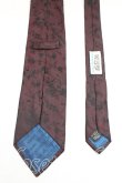 画像2: ヴィヴィアンウエストウッド MAN 中古 / フラワー刺繍ネクタイ  茶  H-25-04-13-052-gd-OD-ZH (2)