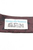 画像3: ヴィヴィアンウエストウッド MAN 中古 / フラワー刺繍ネクタイ  茶  H-25-04-13-052-gd-OD-ZH (3)