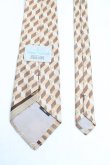 画像2: ヴィヴィアンウエストウッド MAN 中古 / オーブ総柄ラメ刺繍ネクタイ  茶  H-25-04-13-057-gd-OD-ZH (2)