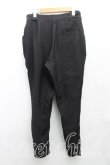 画像2: ANGLOMANIA 中古 / テーパードパンツ 38（M相当） 黒  H-25-04-13-077-pa-OD-ZH (2)