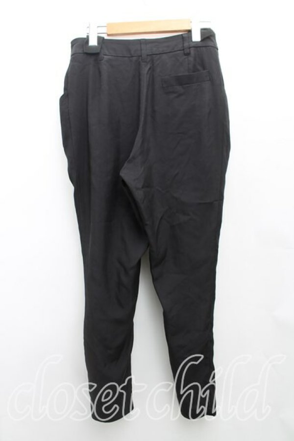 画像2: ANGLOMANIA 中古 / テーパードパンツ 38(M) 黒  H-25-04-13-077-pa-OD-ZH (2)