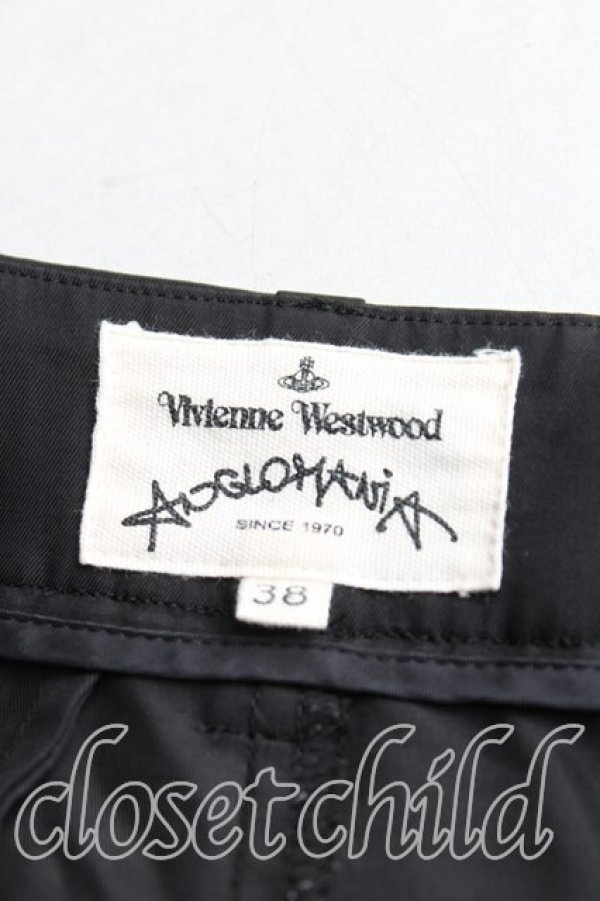 画像3: ANGLOMANIA 中古 / テーパードパンツ 38(M) 黒  H-25-04-13-077-pa-OD-ZH (3)