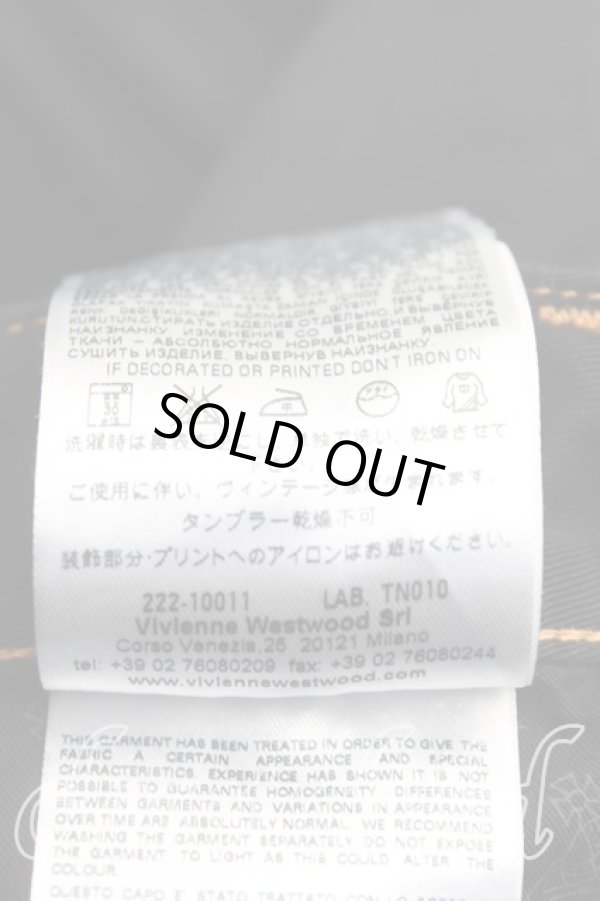 画像5: ヴィヴィアンウエストウッド 中古 / サティア刺繍パンツ W30 黒  H-25-04-13-078-pa-OD-ZH (5)