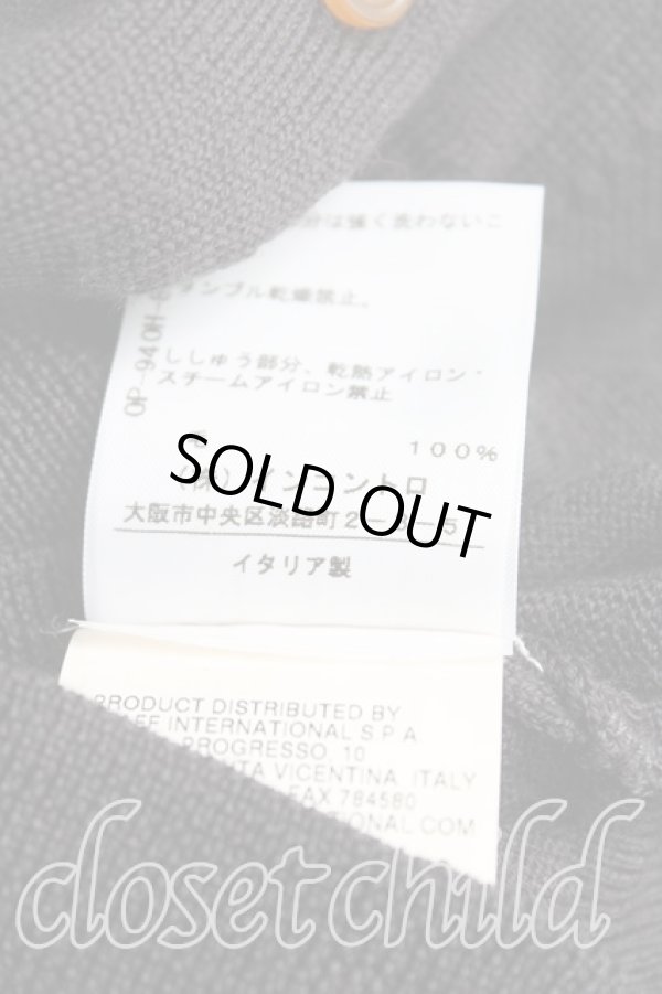 画像5: ヴィヴィアンウエストウッド 中古 / カラーオーブ刺繍カーディガン M 黒  H-25-04-13-084-to-OD-ZH (5)