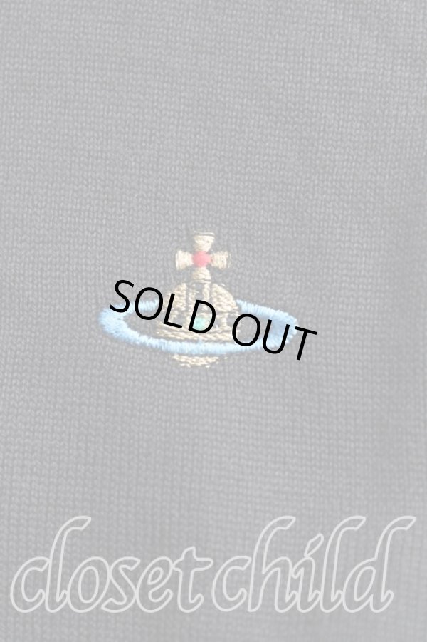 画像6: ヴィヴィアンウエストウッド 中古 / カラーオーブ刺繍カーディガン M 黒  H-25-04-13-084-to-OD-ZH (6)