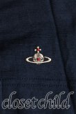 画像6: ヴィヴィアンウエストウッド 中古 / オーブ刺繍ハイネックカットソー 00（ワンサイズ） 紺  H-25-04-13-088-to-IN-ZH (6)