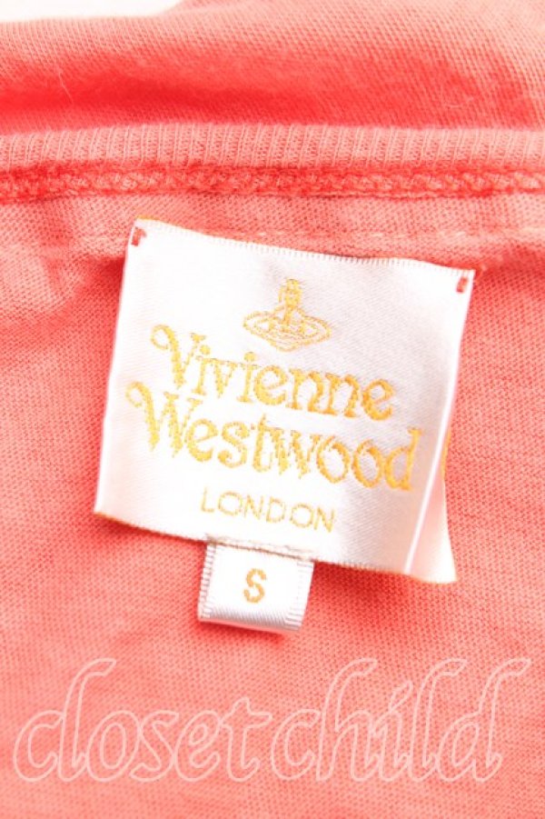 画像3: ヴィヴィアンウエストウッド 中古 / サティア額縁pt半袖カットソー S ピンク  H-25-04-13-090-to-IN-ZH (3)
