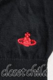 画像6: ヴィヴィアンウエストウッド 中古 / 単色オーブ刺繍カーディガン 3（11号相当） 黒  H-25-04-13-092-to-OD-ZH (6)