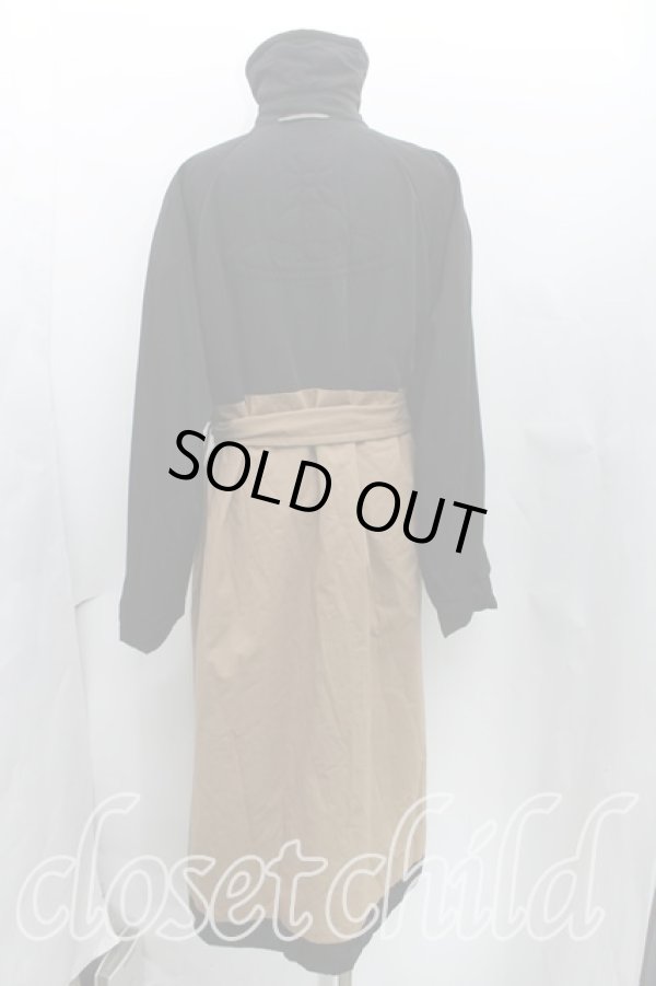 画像2: ヴィヴィアンウエストウッド 中古 / リバーシブル中綿ロングコート 00 黒×茶  H-25-04-13-093-co-IN-ZH (2)