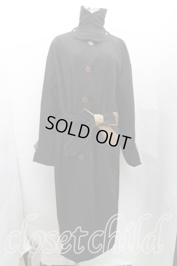 画像3: ヴィヴィアンウエストウッド 中古 / リバーシブル中綿ロングコート 00 黒×茶  H-25-04-13-093-co-IN-ZH (3)