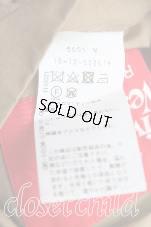 画像5: ヴィヴィアンウエストウッド 中古 / リバーシブル中綿ロングコート 00 黒×茶  H-25-04-13-093-co-IN-ZH (5)