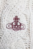画像5: ヴィヴィアンウエストウッド 中古 / ラインオーブ刺繍ケーブルカーディガン M 生成  H-25-04-13-101-to-IN-ZH (5)