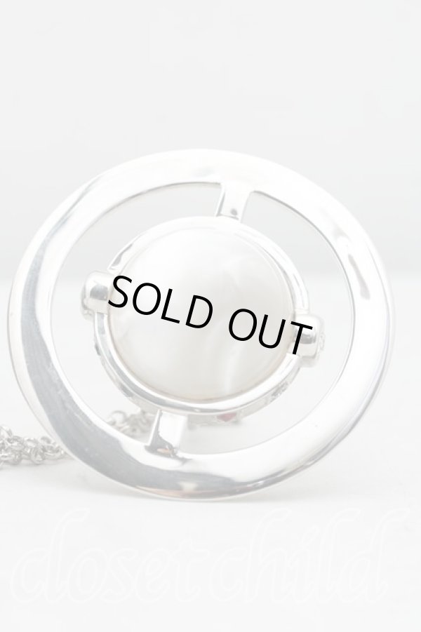 画像3: ヴィヴィアンウエストウッド 中古 / giant orb neckless(パールVer)  シルバー  H-25-04-13-013-nl-IN-ZH (3)