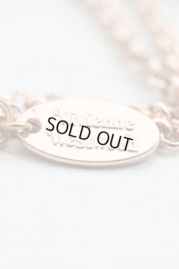 画像4: ヴィヴィアンウエストウッド 中古 / タイニーオーブネックレス  ピンクゴールド  H-25-04-13-014-nl-OD-ZH (4)