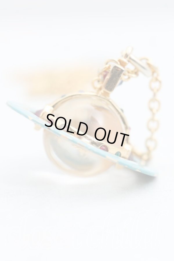 画像2: ヴィヴィアンウエストウッド 中古 / ヴィンテージスモールオーブネックレス  ゴールド  H-25-04-13-016-nl-OD-ZH (2)